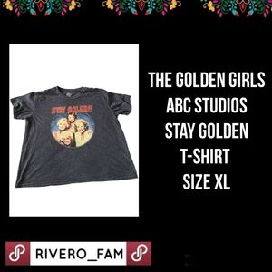 THE GOLDEN GIRLS | ABC STUDIOS | STAY GOLDEN | T-SHIRT | SIZE XL
